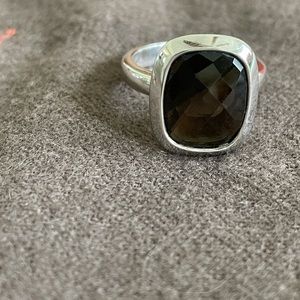 James Avery Smokey Quartz Ring Sterling Size 7